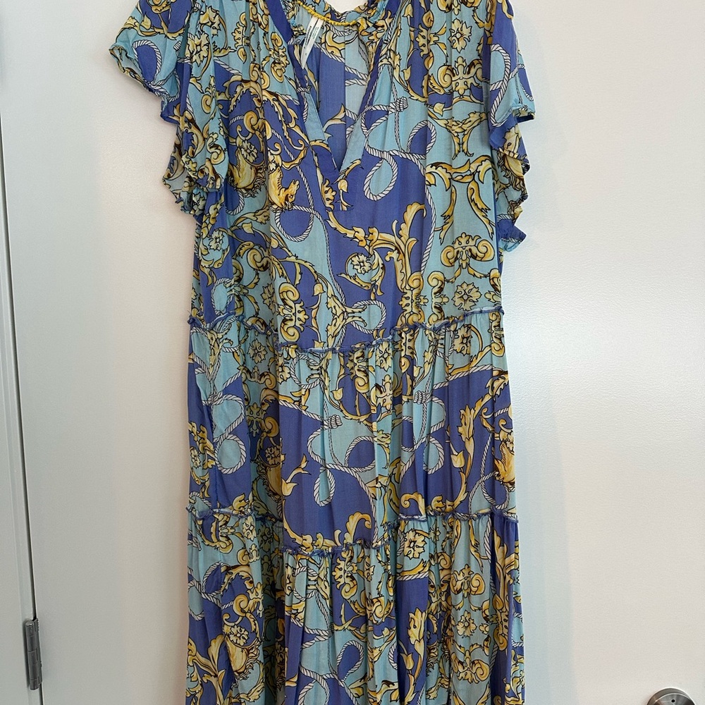 Anthropologie 2x pattern dress
